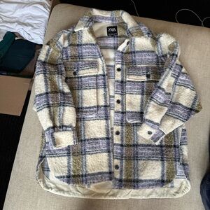 Zara Plaid Overshirt